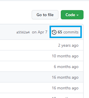 revert back to that commits in GitHub website