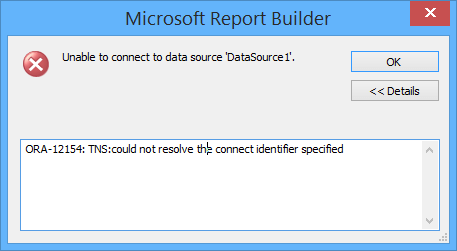 ORA-12154 TNS could not resolve the connect identifier specified