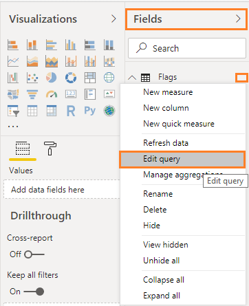 Edit Query in Power BI