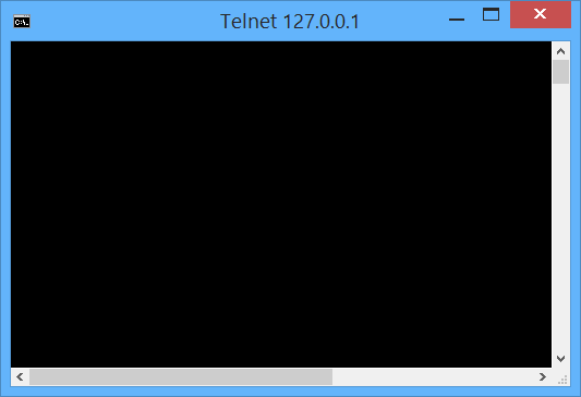 exit Telnet session without closing cmd