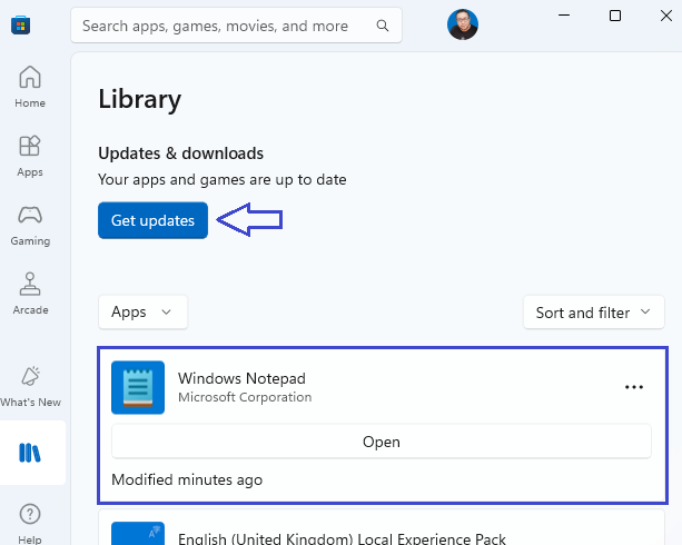 Update notepad in Windows 11 to get tabs