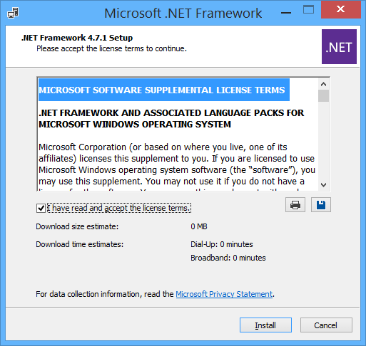 download and install .netframework 4.7.1