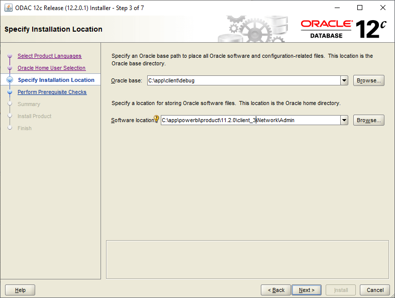 Oracle Data Access Client for Report Builder