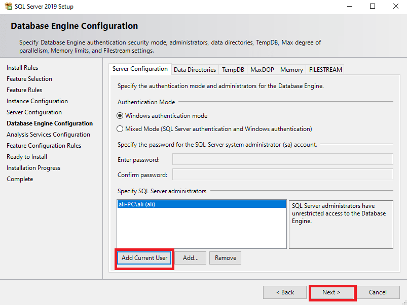 How to install SQL Server 2019 Developer Edition - deBUG.to