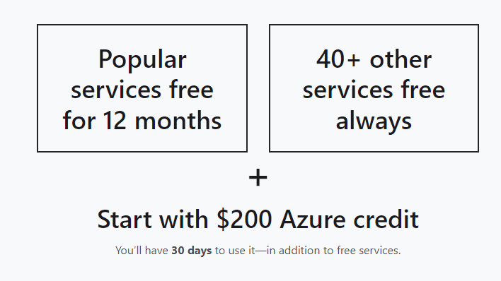 free azure account