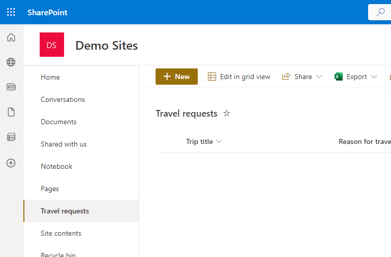 open sharepoint list in Microsoft Lists