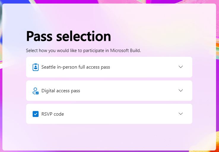 Pass Selection