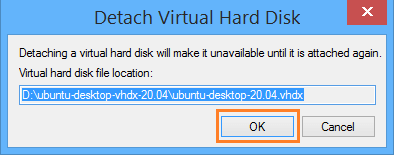 deatach vhdx from storage