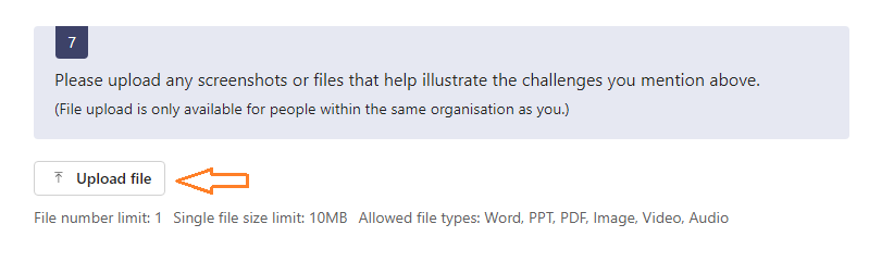 anyone can respond is not allowed with upload file in microsoft forms