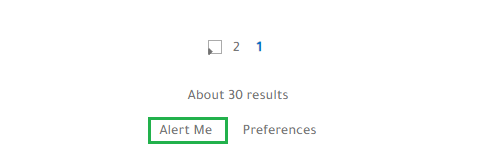 remove alert me in SharePoint Search result