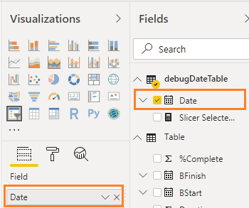 use selected value from slicer power bi