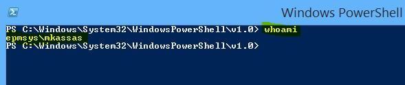 Get current username in Windows PowerShell
