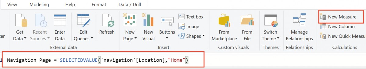 Create selected value formula