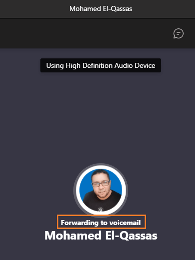 call forwarding to voicemail in Microsoft Teams