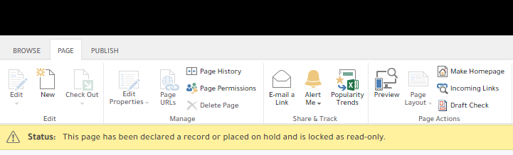 This page has been declared a record or placed on hold and is locked as read-only.