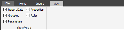 Show grouping in SSRS report