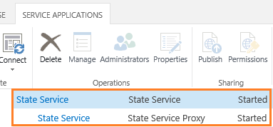 Create a State Service in SharePoint 2019