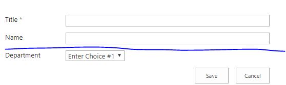 Add SharePoint horizontal line between fields