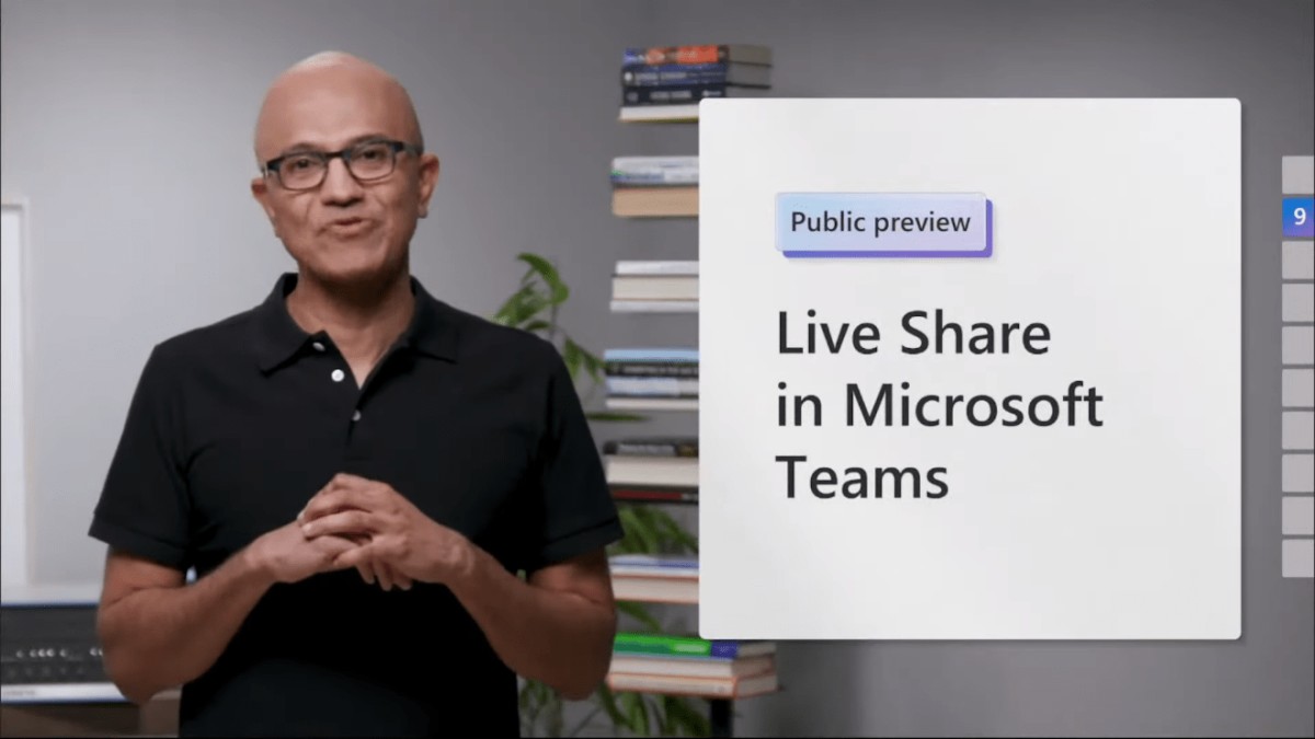 Live share in Microsoft Teams