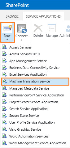 New Machine Translation Service Application