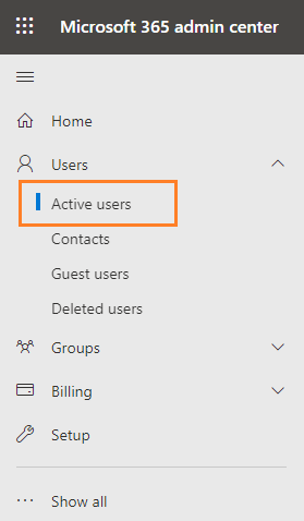 Manage active users in Microsoft 365