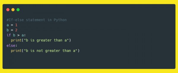 if-else in python