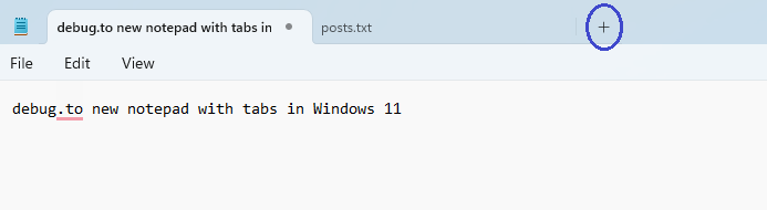 enable notepad tabs in Windows 11