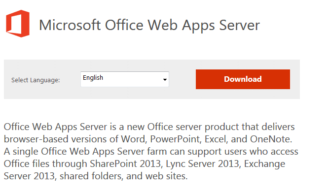 Office web apps SharePoint 2019