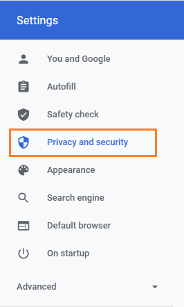 privacy and security in chrome