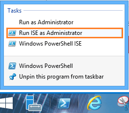 run PowerShell as administrator