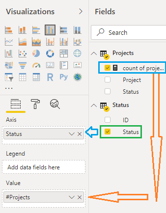 power bi custom sorting order stacked bar chart