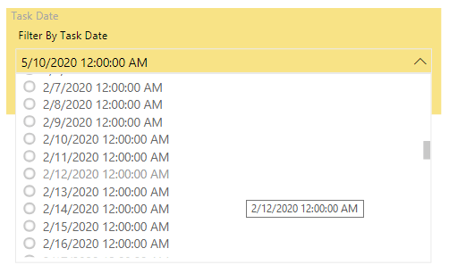 Power BI get selected value from slicer