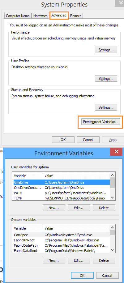 Get All Environment Variables in Windows
