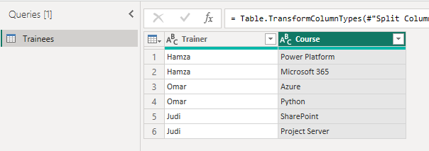 split row by delimiter in power bi