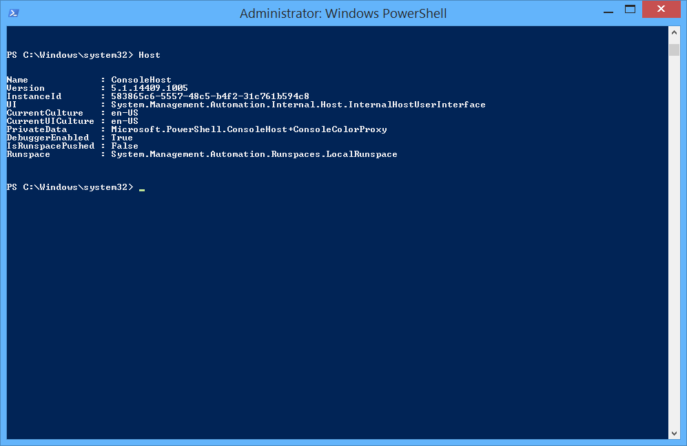 what's the current PowerShell Version