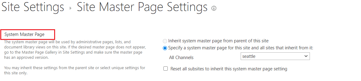 set master page in SharePoint 2019 using PowerShell