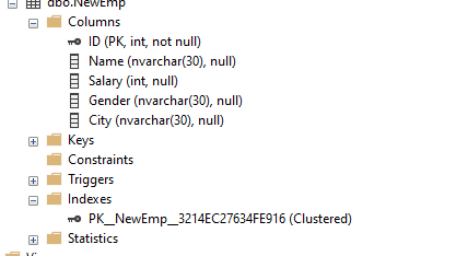 clustered index VS non-clustered index in SQL Server