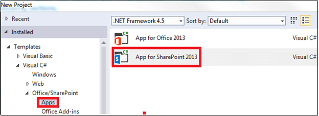 Missing Office / SharePoint template in Visual Studio 2019 