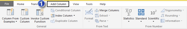 Add Column in Power BI Power Query