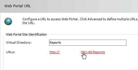 Open Report Manager URL SSRS 2016