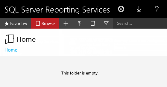 Browse Report Manager URL SSRS 2016