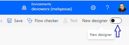 disable New Designer in Power Automate