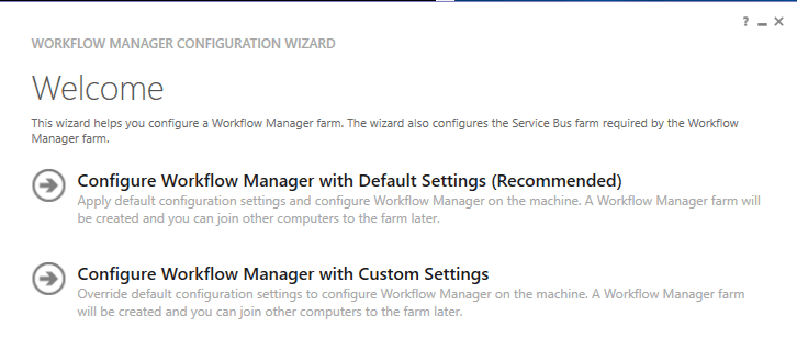 configure Workflow Manager 1.0 Refresh CU2 on Azure VM
