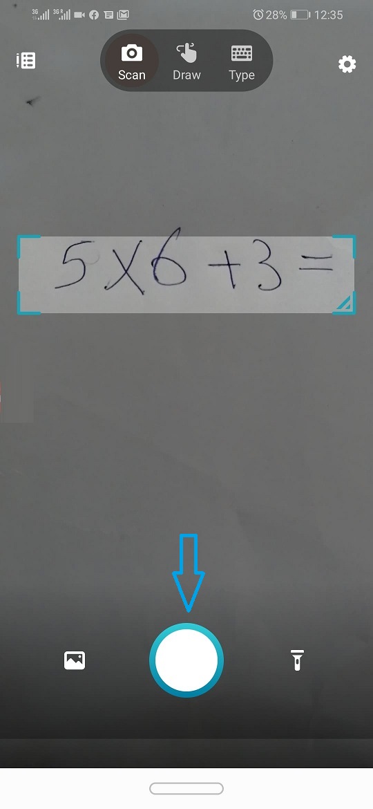Scan Math equation by Microsoft