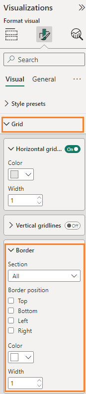 Hide Column header in a table in Power BI