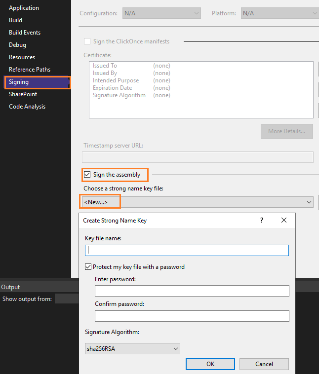 Solving: This solution contains one or more assemblies targeted for the global assembly cache