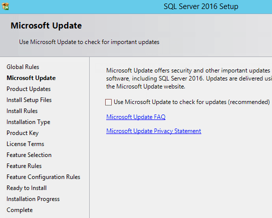 Install and Configure SSRS 2016 - Microsoft Update
