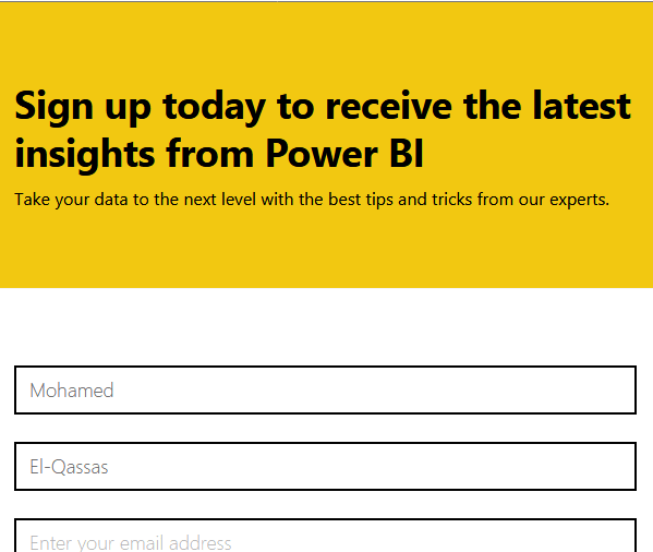 Power BI Newsletter
