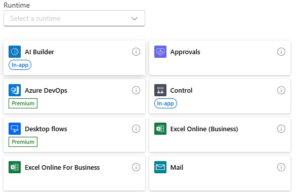 Excel Online (Business) Vs Excel Online for Business Actions in Power Automate?