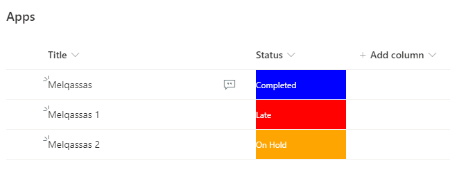 background JSON sharepoint format based on multiple conditions